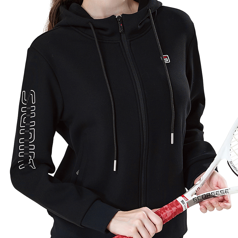 SIUN似韵国际品牌2025冬季新款珠地棉奥丽绒连帽情侣外套