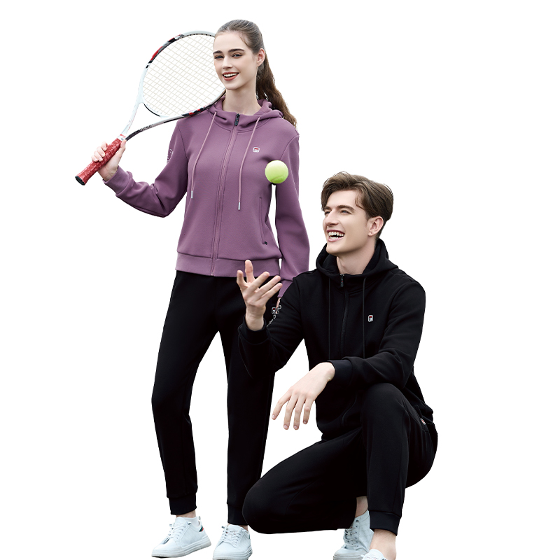 SIUN似韵国际品牌2025冬季新款珠地棉奥丽绒连帽情侣外套