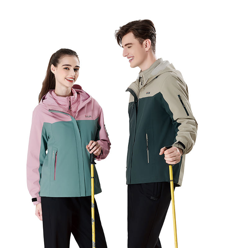 SIUN似韵国际品牌2025冬季新款户外系列羽绒服内搭情侣款冲锋衣